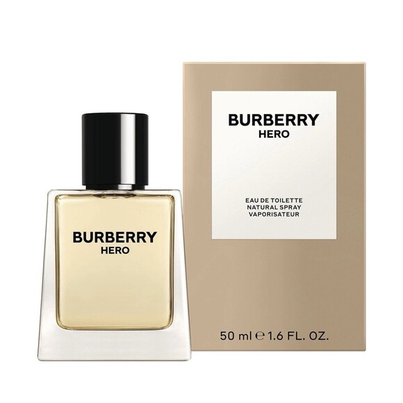 Burberry Hero 3.3 oz EDT  Natural Spray Vaporisateur Cologne for Men  New - Picture 1 of 3